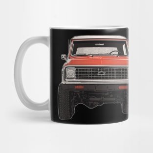 c10 front orange Mug